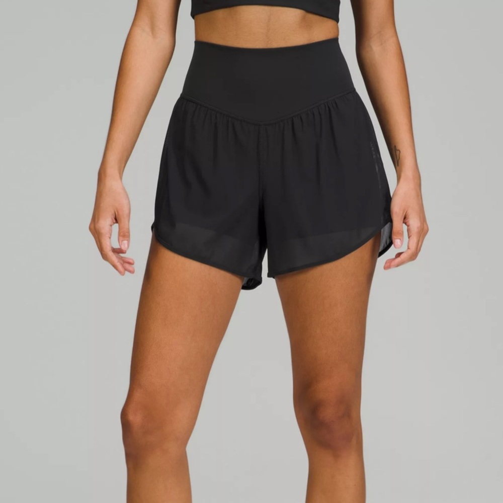 Lululemon Nulu And Mesh High Rise Yoga Short